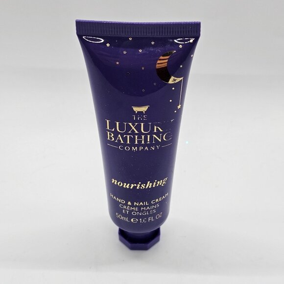 The Luxury Bathing Company Velvet Rose & Peony Hand & Nail Cream 50ml/1.6 FL Oz - Picture 2 of 3